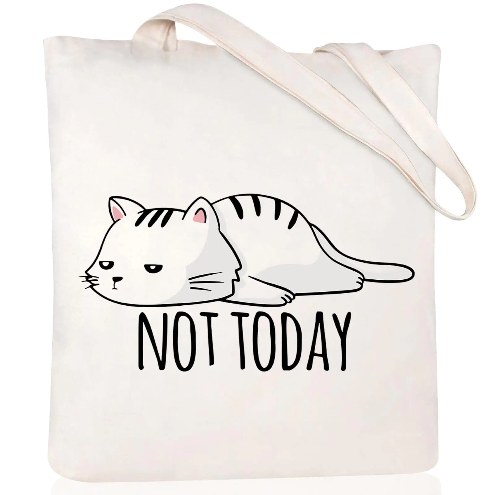 Andeiltech Women's Cute Cat Canvas Tote
