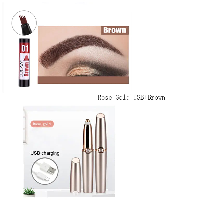 Electric Eyebrow Trimmer and Automatic Hair Remover